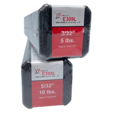 Xtrweld Select Filler Metal, 3/32, Stainless Steel, 5 lb Box priced per pound SE309L16SEL093-5